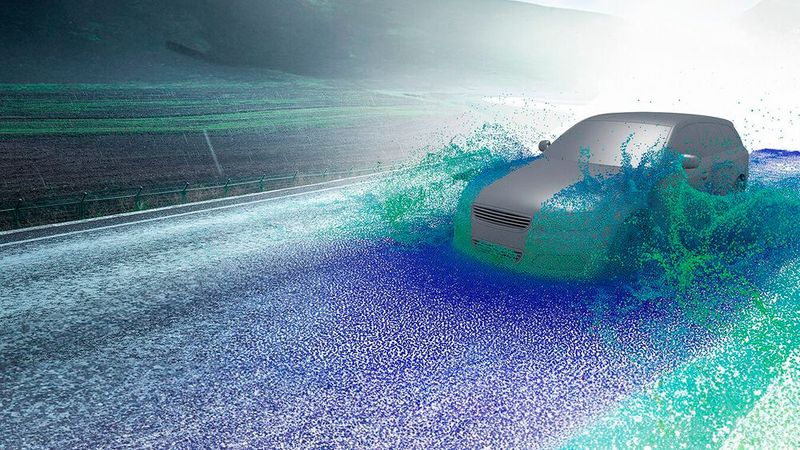 Fraunhofer researchers have developed a method that can simulate complex processes such as water passages in a time-saving manner.(Image: Fraunhofer ITWM - iStock.)