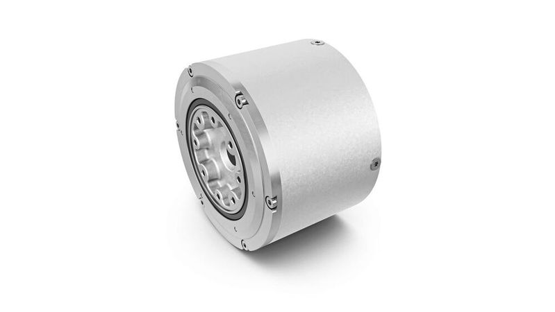 Planetary gear actuator for humanoid robots: Schaeffler combines a two-stage planetary gearbox, electric motor, encoder, and controller into a compact drive unit for precise joint movements during continuous operation.(Image: Schaeffler AG)