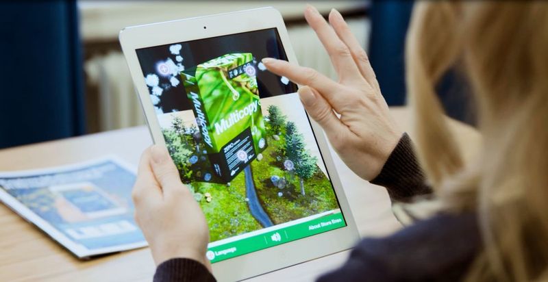 Die Virtual Reality App entführt den Benutzer in den Wald aus dem das Papier stammt. (Stora Enso)