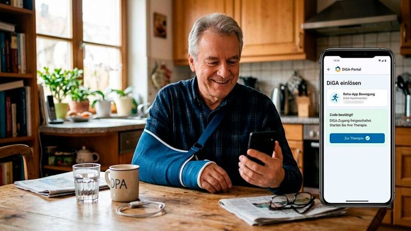 Erfolgsrezept: In etwas über fünf Jahren haben sich Digitale Gesundheitsanwendungen etabliert, doch in ihren Reports ziehen zwei Spitzenverbände unterschiedliche Schlüsse.(Bild:  Gemini / KI-generiert)