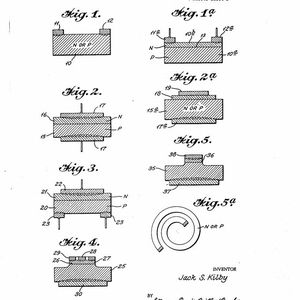Sein Arbeitgeber Texas Instruments hatte ihn mit der Miniaturisierung elektronischer Komponenten beauftragt.(Bild:  Google Patents)