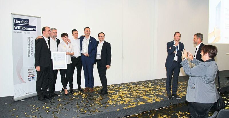 Impressions from this year's Innovation Awards 2018, presented by PROCESS, PROCESS Worldwide, PharmaTEC and LABORPRAXIS, at the Achema in Frankfurt. (PROCESS Worldwide)