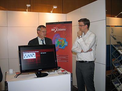Informationsstand zu MD Adams und Nastran MD. (Archiv: Vogel Business Media)