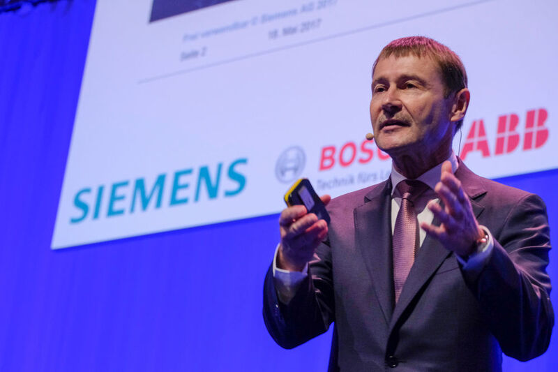 Klaus Helmrich, Vorstandsmitglied bei Siemens: 