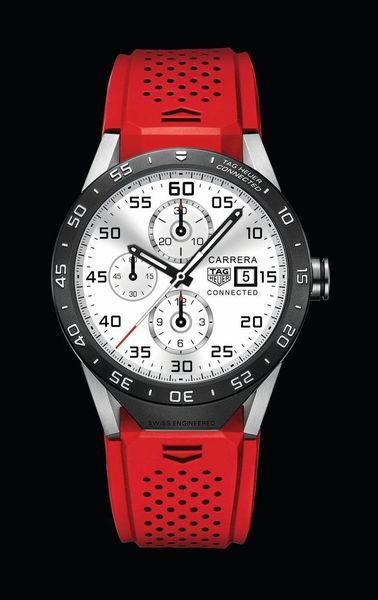 Die TAG Heuer Connected Watch ist kompatibel mit Android 4.3 und höher sowie mit iOS 8.2 und höher. (Bild: Intel)