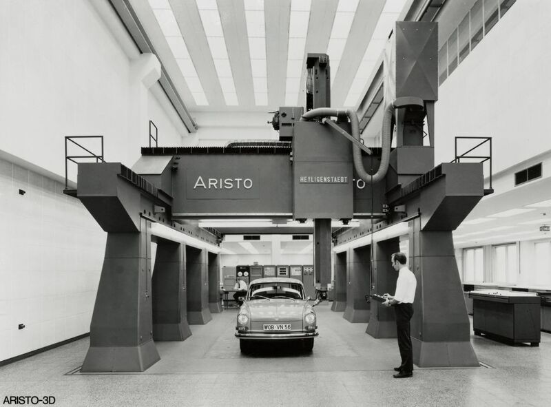Aristo-Messmaschine in 3D für VW.  Bild: Aristo Graphic Systeme (Archiv: Vogel Business Media)
