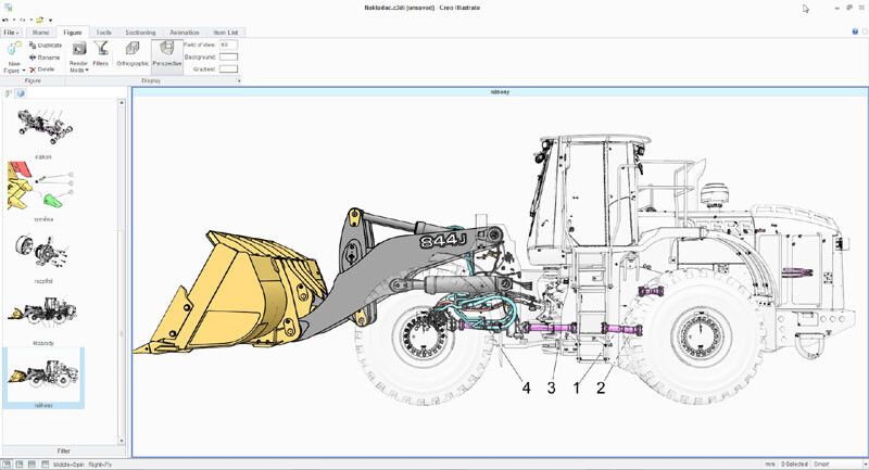 Creo illustrate: Einfaches grafisches Vermitteln von komplexen Produkten und Verfahren mit 3D Illustrationen (Bild: PTC)