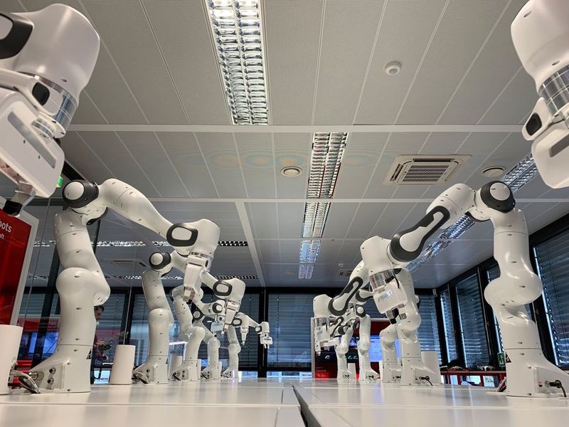 Vodafone forscht in seinem 5G Lab in Düsseldorf auch an Machine-to-Machine-Kommunikation. (Vodafone)