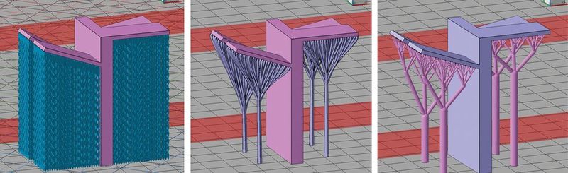 Figure 2: A component supported by different support bodies. (Image:Cenit AG)