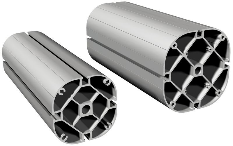4 Profil-System: Mit den hochfesten, stranggepressten Aluminiumprofilen lassen sich beliebige Konstruktionen ohne weitere Oberflächenbearbeitung sauber und schnell aufbauen. (Archiv: Vogel Business Media)