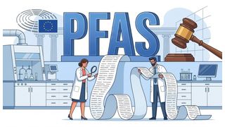 Si prevede una regolamentazione più rigorosa dei PFAS. Tuttavia, per la sottoclasse dei fluoropolimeri, i rappresentanti dell’industria auspicano un’eccezione. Una meta-analisi riassume le ragioni (immagine di repertorio). (Immagine:KI-generiert / Gemini)