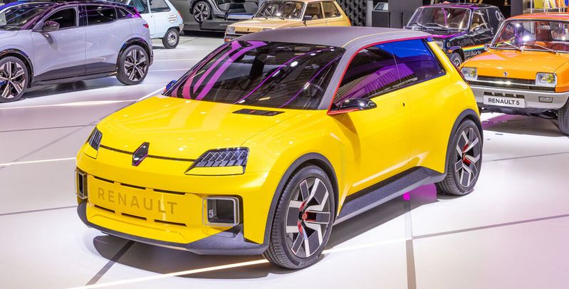 Der Renault 5 sorgte bereits als Studie für Aufsehen.(Bild:  Renault)