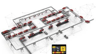 SEW-Eurodrive entwickelt und perfektioniert unter der Dachmarke MAXOLUTION®  seit mehr als 15 Jahren kundenindividuelle Automatisierungslösungen. Unter der Dachmarke MAXOLUTION® connected werden jetzt innovative, integrale Softwarelösungen für die Vernetzung der kompletten Shopfloor-Automation bis zur IT-Ebene realisiert. (Bild: SEW-Eurodrive)