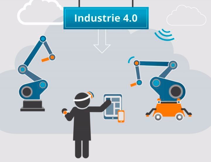 Vernetzte Maschinen sind Merkmal von Industrie 4.0. Der Mensch steht im Mittelpunkt. (VDMA)