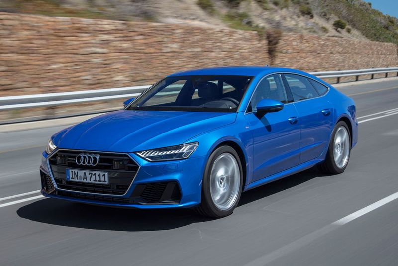 In der Silhouette gleicht der neue A7 seinem Vorgänger. Dennoch sagt Audi, dass kein Blechteil übernommen wurde. (Audi)