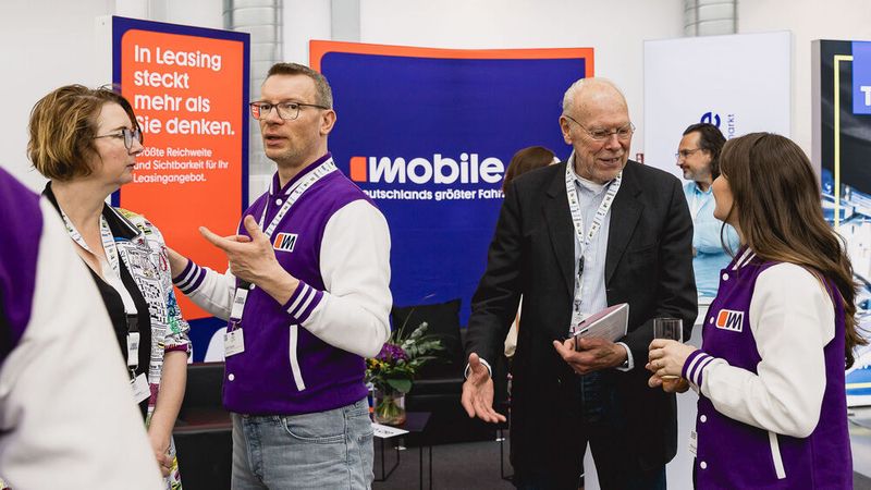 ...die Plattform Mobile.de, die in Würzburg erstmals im neuen Look präsent war... (Stefan Bausewein)