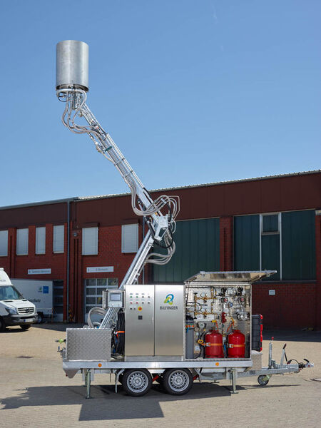 Bilfinger senkt mit der mobilen Fackel Emissionen von Anlagen. (Bilfinger)