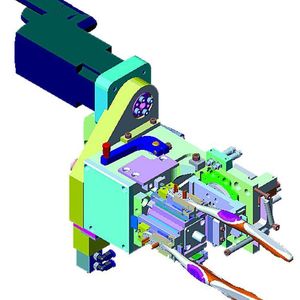 Bild 1: Schnittbild der neuen Zahnbürsten-Produktionsmaschine. Bild: Zahoransky