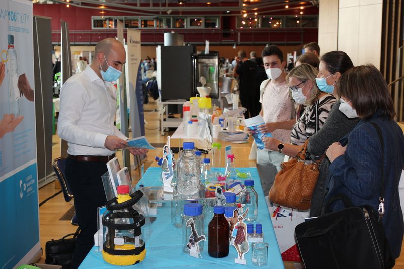 Weitere Impressionen von der LAB-SUPPLY Dresden 2021   Weitere Infos zu den kommenden LAB-SUPPLY-Messen finden Sie auf www.lab-supply.info.  (LABORPRAXIS, C. Lüttmann)