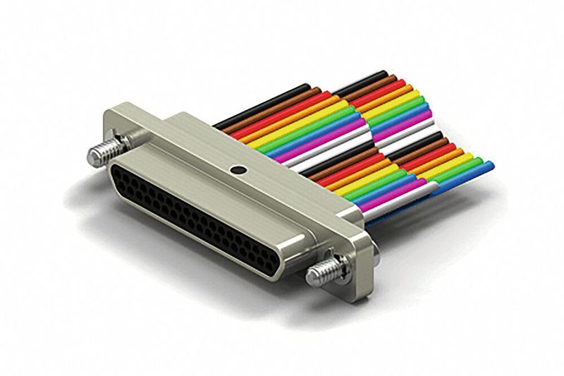 Image 1: Compact and highly reliable SMT-compatible Micro-D connectors from Winchester are now available at Powell. (Image:Powell)
