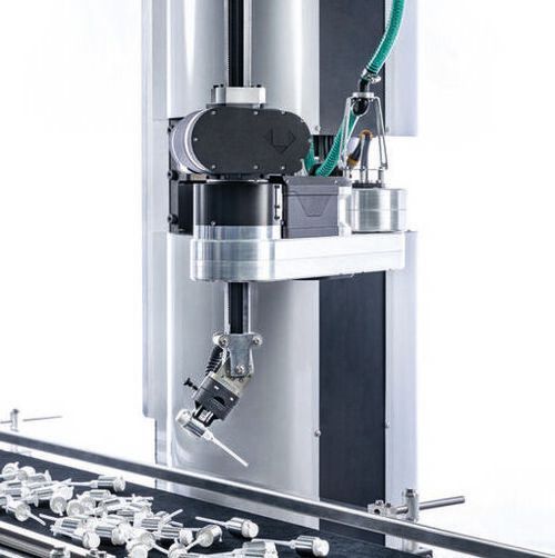 On show for the first time at the trade fair: With its tog.519 cobot, Schubert is extending packaging process automation beyond the packaging line. On show for the first time at the trade fair: With its tog.519 cobot, Schubert is extending packaging process automation beyond the packaging line.
