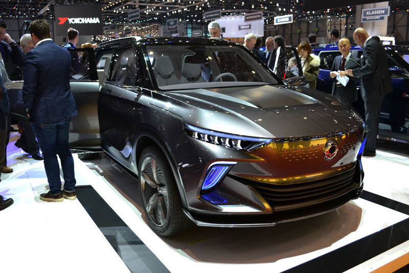 Bei Ssangyong bereitet man sich mit der SUV-Studie „E-SIV-Concept“ auf die Elektromobilität vor. (Seyerlein/»kfz-betrieb«)