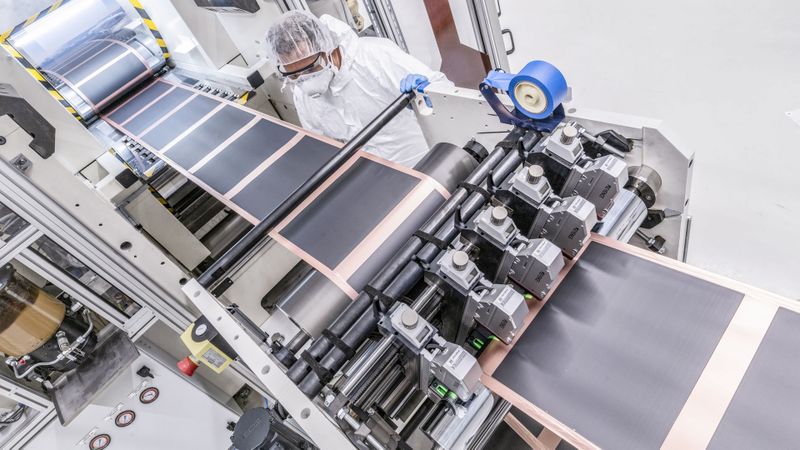 Eine Forschungslinie für Anodenmaterial bei Powerco.(Bild:  Stefan Warter/PowerCo)