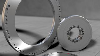 Wenn es ordentlich „rund“ geht, etwa bei rotatorischen Anwendungen in Achsen, Tischen und Schwenkköpfen, erklärt der AMB-Aussteller Hema, dann sollten sich Maschinenbauer die Produktgruppe Rotoclamp näher anschauen. Sie stehe für maximale Klemmkraft auch unter beengten Bauraumsituationen. Halle 10 am Stand B75. (Hema)