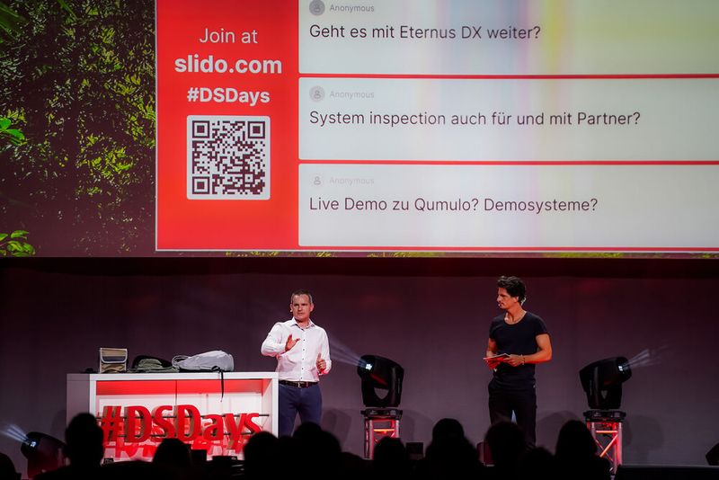 Fragen aus dem Publikum wurden ebenfalls beantwortet. (Bild: Fujitsu)