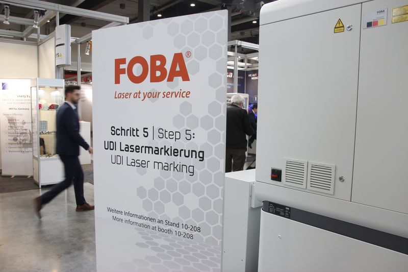 Foba, Hersteller von Präzisionssystemen zum Markieren und Gravieren mit Laser, präsentierte den fünften Schritt ... (Devicemed/J. Engelke)