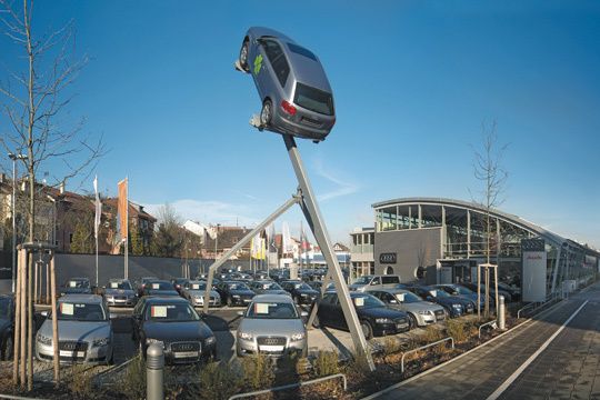Das Audi-Zentrum in Nürnberg in der Nopitschstrasse (Archiv: Vogel Business Media)