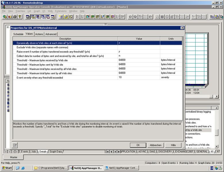 Welche Werte gesammelt und betrachtet werden sollen, ist mit wenigen Mausklicks erledigt. Bereits in der Standardauslieferung verfügt ein Modul des Appmanagers alle für die Praxis relevanten Parameter. (Archiv: Vogel Business Media)