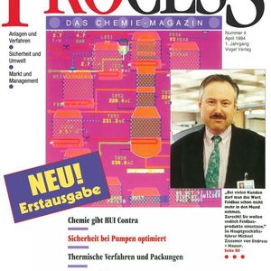 Meilenstein 1994: PROCESS startet als Magazin für die Prozessindustrie in den Markt.