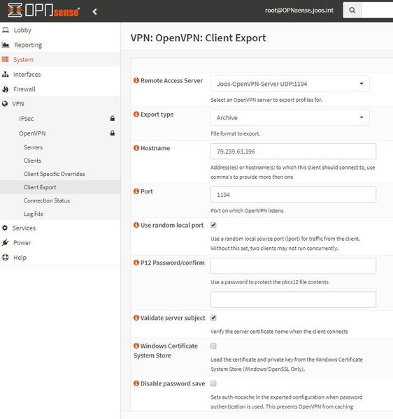 Firewall-Appliances wie OPNsense ermöglichen auch den Aufbau eines VPNs mit OpenVPN. (Bild: OPNsense.org - Joos)