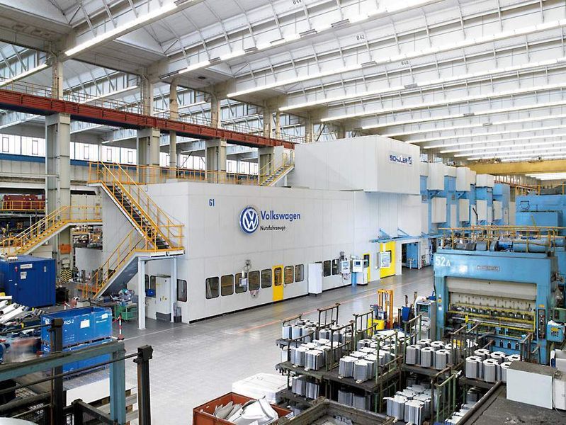 Blick auf die Pressenstraße 61 bei VW Nutzfahrzeuge in Hannover. (Archiv: Vogel Business Media)