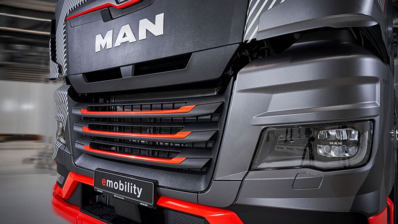 Der E-Truck von MAN feiert auf der IAA Transportation Premiere.