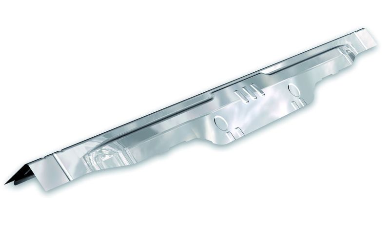 L-förmiger Crashträger dargestellt in der Software AutoForm R1. (Archiv: Vogel Business Media)