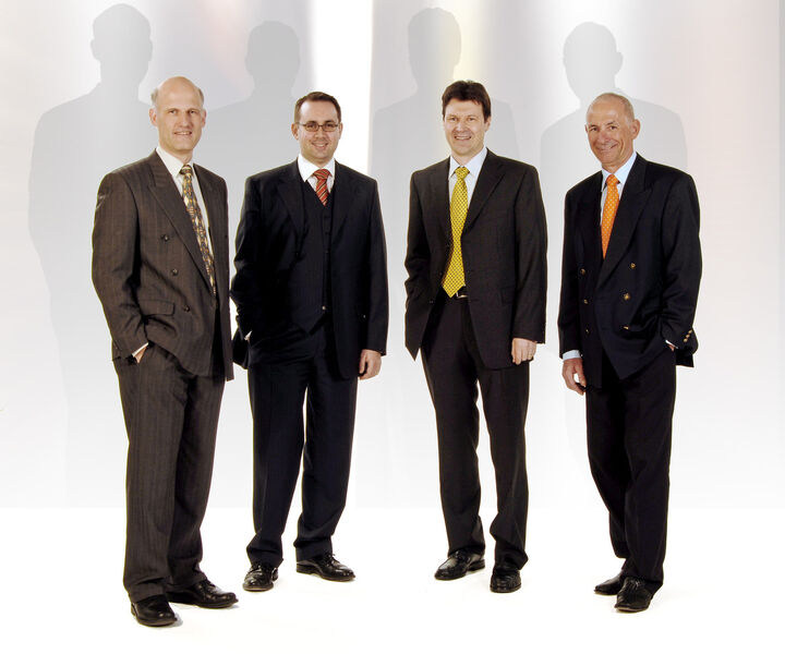 Die Geschäftsleitung der Iftest AG: Christian Jung, Christian Kupper, Gerhard Obrist und Manfred Trösch (v.l.n.r.) (Archiv: Vogel Business Media)