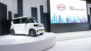 BYD hat kürzlich in Tokio das K-car „RACCO K-EV“ vorgestellt. (Bild: BYD)
