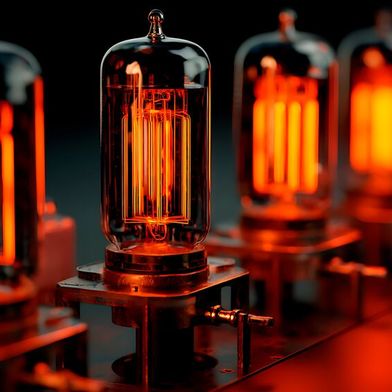 Vacuum diodes are also known as thermionic diodes, vacuum tube diodes, thermionic valves, fleming valves, or simply tubes.  (Source: © Noah - stock.adobe.com)