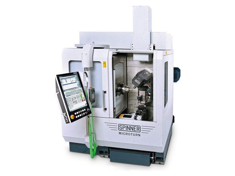 Das Ultrapräzisionsbearbeitungszentrum Microturn LTB von Spinner. (Spinner)