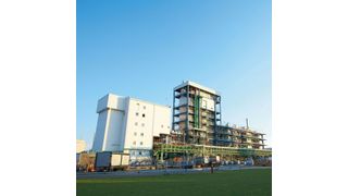 Im Chempark Dormagen kam es zu einem Brand in einer Tankreinigungsstation. (Currenta)