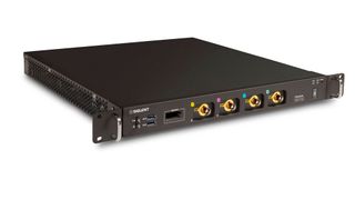 Die Variante mit vier analogen Eingängen des SDS6000L. Anwender können mehrere Oszilloskope kaskadieren und so zu einem mehrkanaligen System zusammenschalten. (Bild: Siglent)