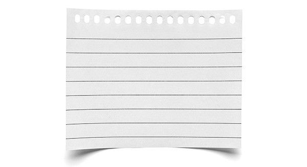 Manchmal ist ein Text mit vielen Wörtern und Sätzen ebenso inhaltsleer wie dieses Blatt Papier. Im Content-Marketing ist das ein absolutes No-Go. (Bildquelle: Fotolia.com © picsfive)