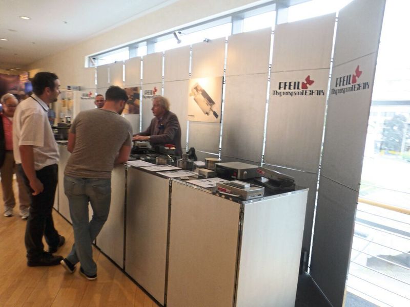 Imperssionen vom Messerundgang der Stanztec 2018 in Pforzheim. (Vogel/Finus)