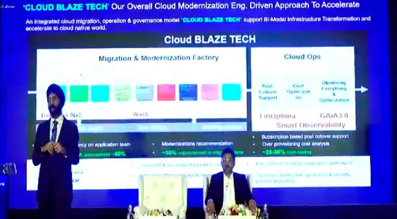 Die "Cloud BlazeTech“ genannte Plattform soll neben dem vor einem Jahr vorgestellten „Business-Value-Framework“ namens „Passport.NxT“ Werkzeuge für die Cloud-Migration, den Betrieb, die Governance sowie branchenspezifische Lösungen enthalten. 