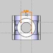 Durch Verwenden von Oberflächenkanten, Endpunkten und Drahtgitter, Erstellen mehrerer Bemaßungsarten auf einmal und Verwenden von Führungspfeilen mit Notizen ist die Erstellung von Bemaßungen in Bob-CAD-CAM jetzt schneller.  (Data-CAD)