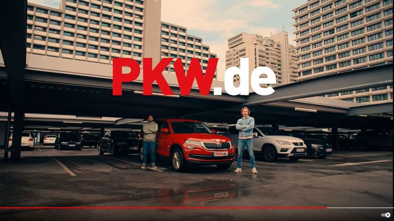Pkw.de wirbt mit vier neuen TV-Spots.(Bild:  Screenshot / https://www.youtube.com/watch?v=C3Q_7S5Tod4)