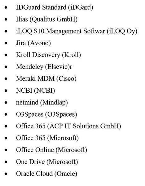 Weitere Cloud-Dienste, die entweder in eigenen Vergabeverfahren ausgeschrieben wurden, in bestehenden Verträgen enthalten sind oder über Dritte mitgenutzt werden. (©Bundesregierung)