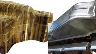 Umformwerkzeuge aus Holz – noch vor wenigen Jahren undenkbar. Denn bis heute dominieren Stahlwerkzeuge. Aber das Institut für Werkzeugtechnik und spanlose Produktion hat damit erfolgreich Versuche gefahren. Bilder: Kuhn (Archiv: Vogel Business Media)